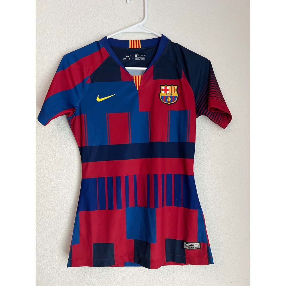 Nike FC Barcelona Soccer Jersey‎ Authentic 2018 Football Club Top